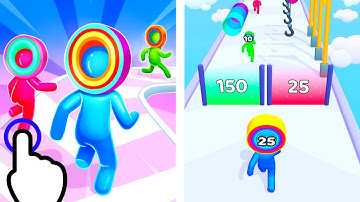 Layer Man 3D - Layer Man Color Circle Run - All Levels iOS Android GamePlay #2