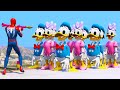 GTA 5 Crazy Ragdolls Spiderman VS Donald Duck GTA 5 Euphoria Physics Funny Moments Fails