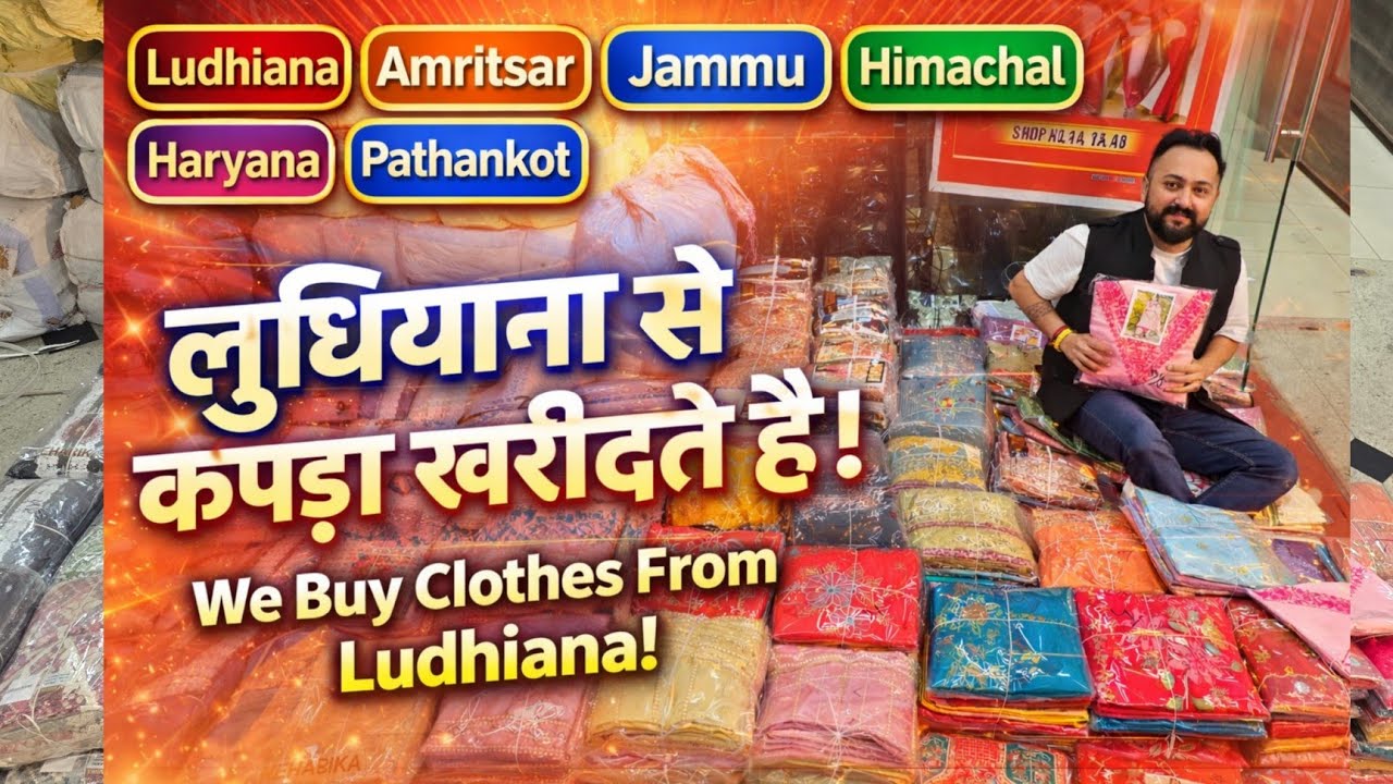 Mob- 97791 57742 लुधियाना का होलसेल कपड़ा | अमृतसर, पठानकोट, हरियाणा