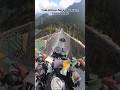 Friends make life's journey worthwhile #freinds #cablebridge #himalayan #bikelover #sadstatus