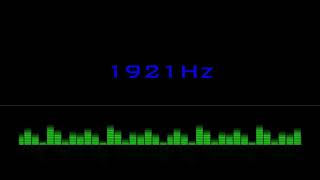 ⒽⓏ| 1921Hz Pure Tone Frequency| NO Music , For Meditation, Testing. Black Screen