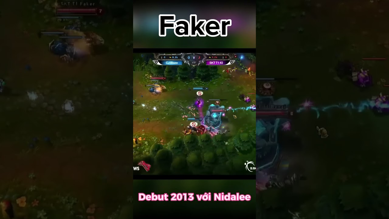 Faker debut năm 2013 mới nidalee - phóng lao như hack 