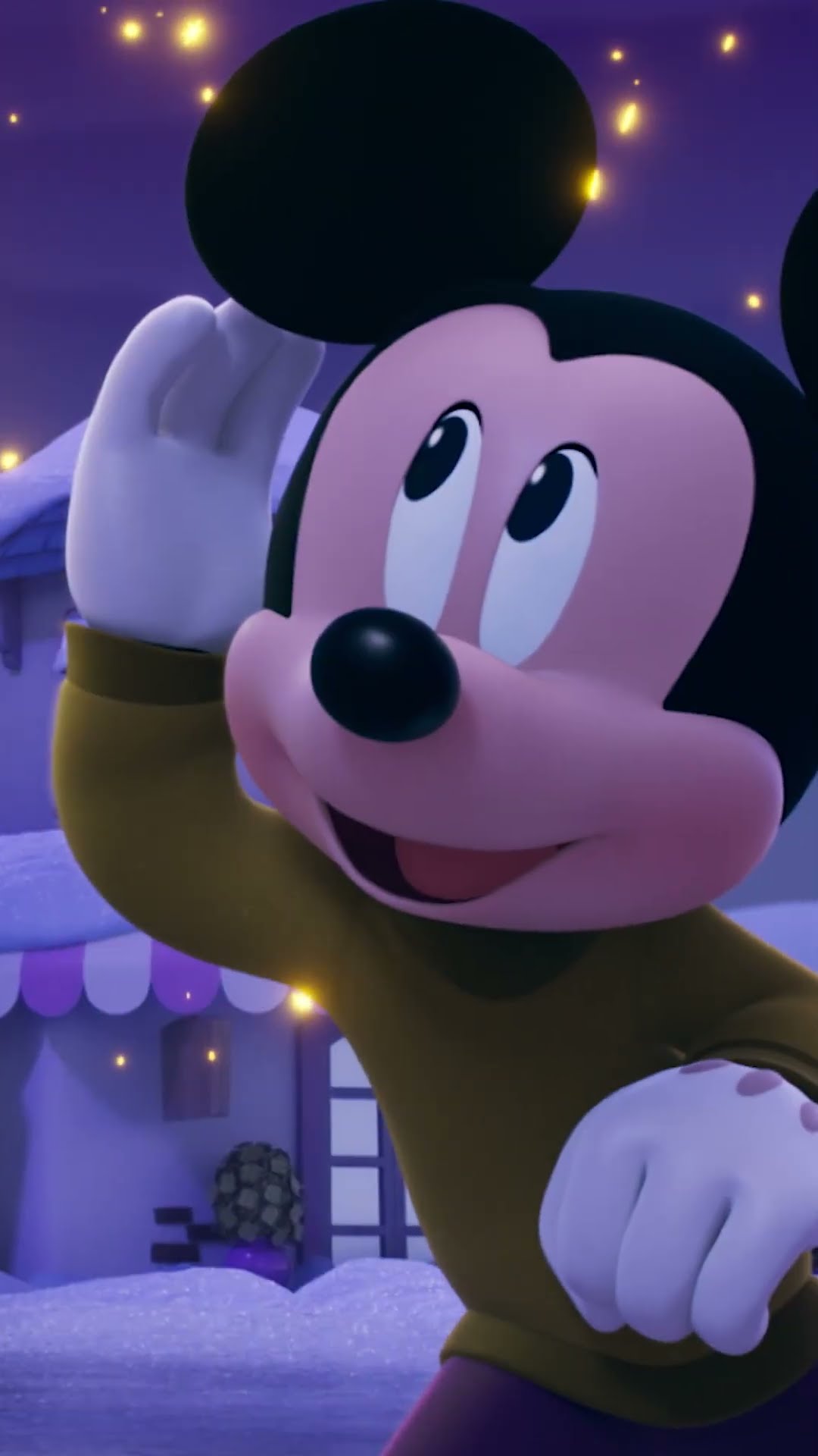 Welcome to our Christmas Village!?#MickeyandtheVeryManyChristmases #DisneyJr.