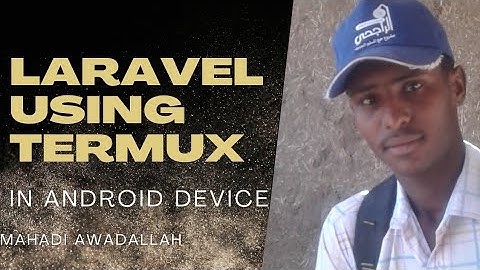 laravel on termux (3) create your first project