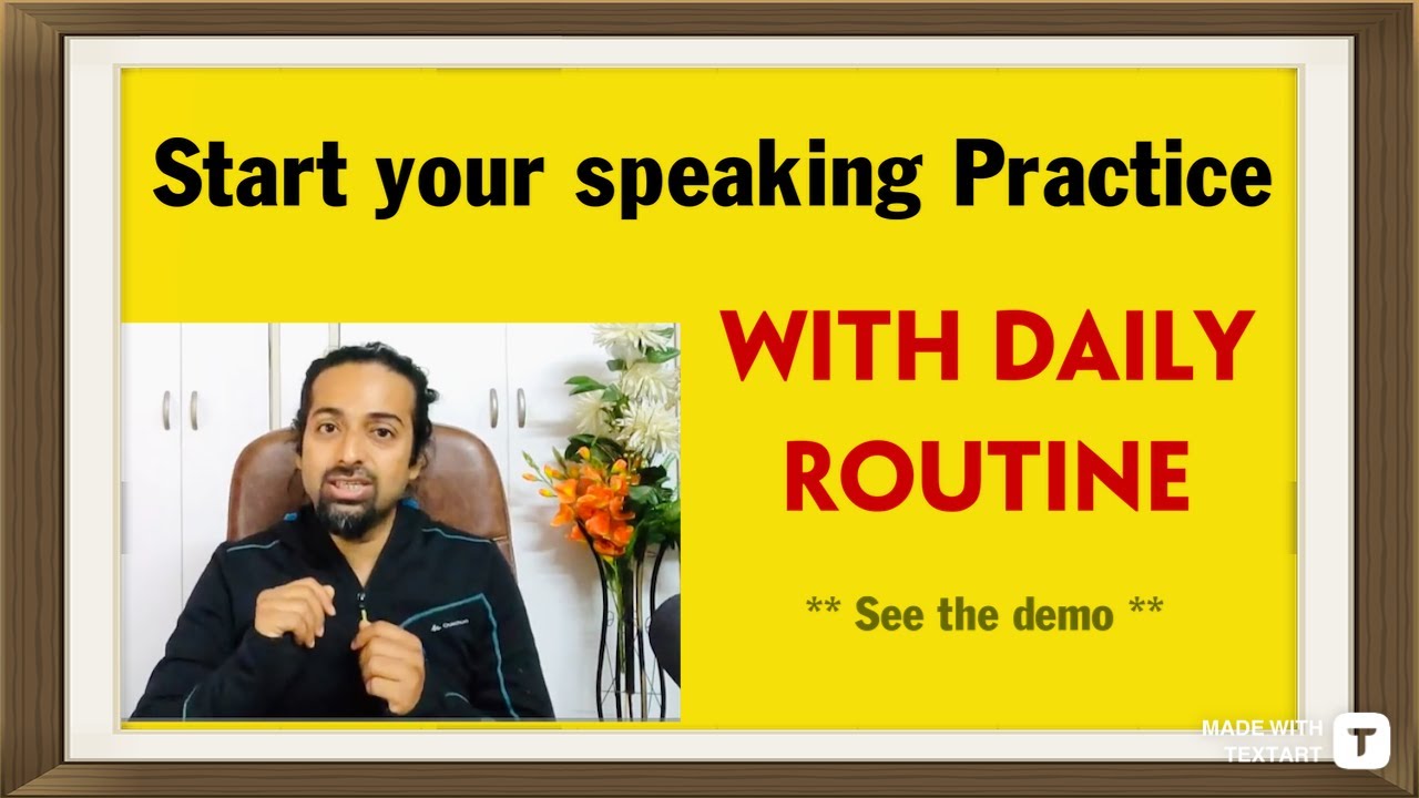How to create and talk about your daily routine in ENGLISH | Rupam Sil