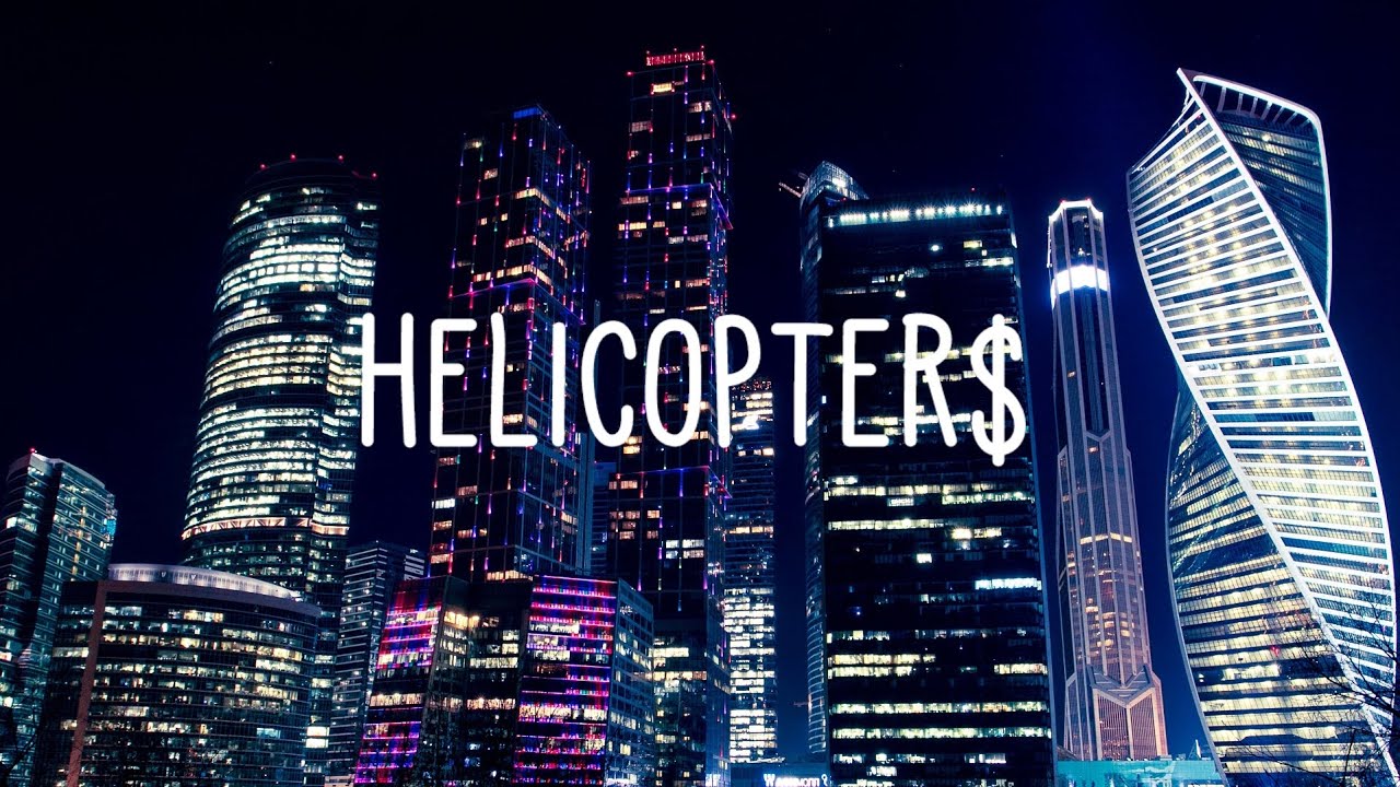 A$AP Rocky - HELICOPTER$ (Clean - Lyrics)