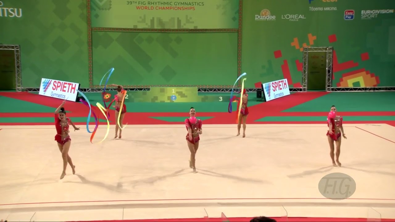 Germany (GER) - 2022 Rhythmic Worlds, Sofia (BUL) - Qualifications 3 Ribbons + 2 Balls