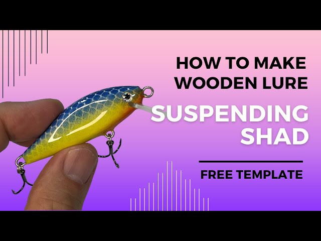 Lure Making  Suspending Shad 55mm, Effective “Jerk & Pause”, with