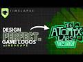 Creating a Stylized Game Logo Designs in Inkscape! | Full Process Timelapse