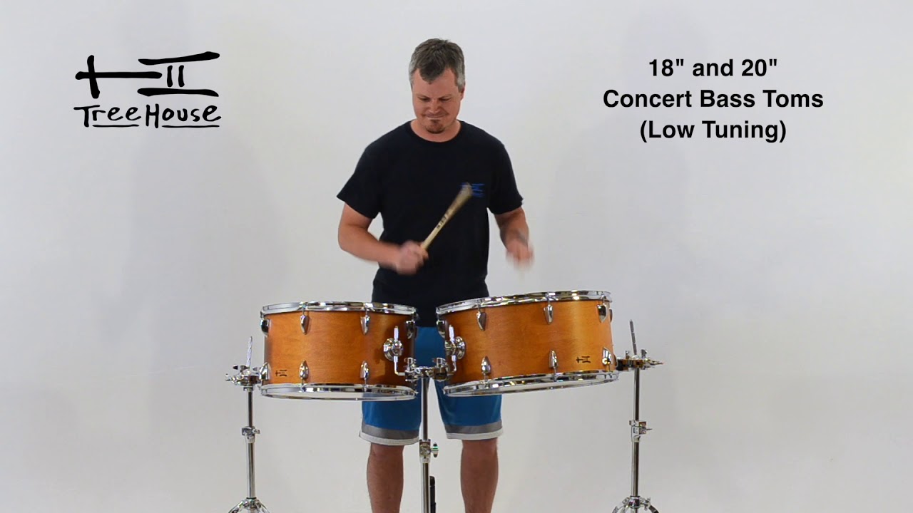 TreeHouse Concert Bass Toms