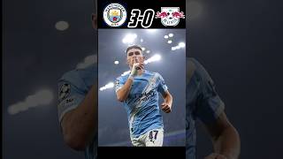 Manchester city vs Leipzig 3-0 | Manchester city destroyed aponant team 😱😱 #shorts #football