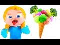 DO YOU LIKE BROCOLI WITH ICE CREAM ❤ PLAY DOH CARTOONS FOR KIDS