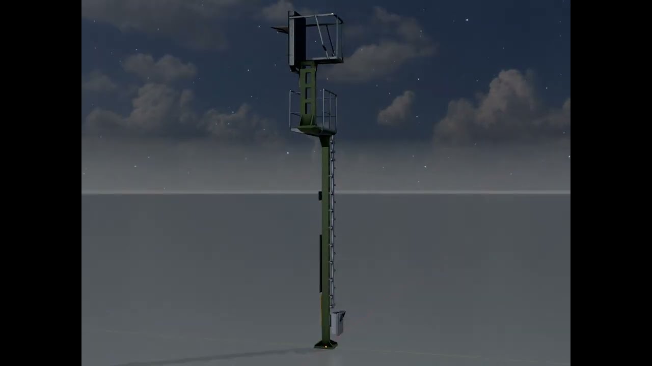 KS Bahn Signale Masten 7000mm Version 15