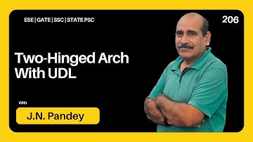 Two-Hinged Arch With UDL | Lecture 206