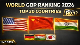 World Top 30 Richest Countries By Gdp 2026 Imf Data Usa Vs China Vs India