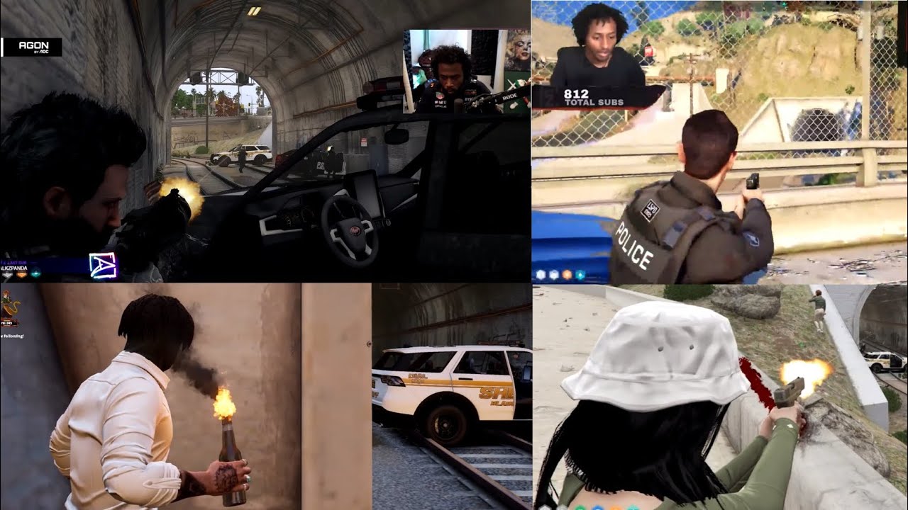 Гидра уничтожает ВЕСЬ полицейский участок, чтобы избежать рейда (несколько точек зрения) | GTA RP...