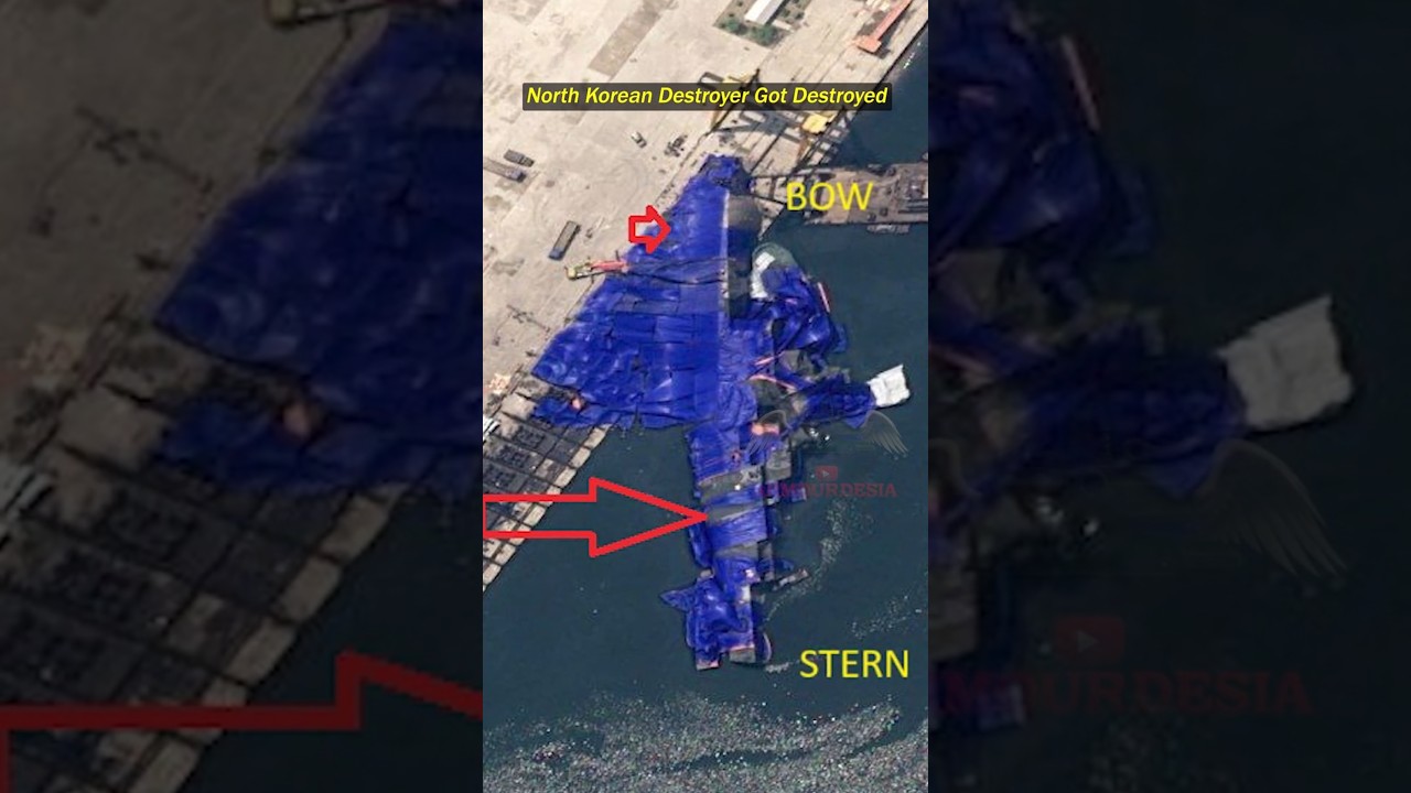 North Korean Destroyer Launch Goes Hilariously Wrong!