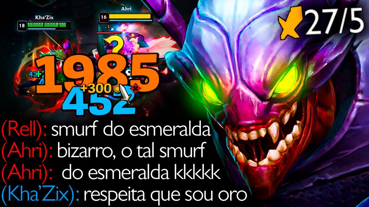 TILTANDO OS ESMERALDAS DE KHA’ZIX FULL LETALIDADE KKKKKK