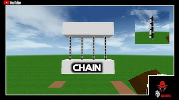 ⬜how to make chain furniture in mini block craft making long chain in mini block craft