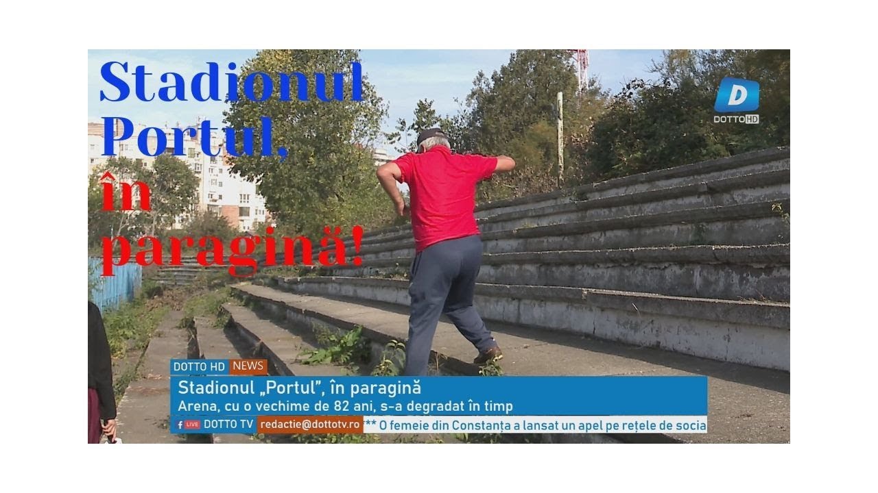 Stadionul Portul, în paragină!