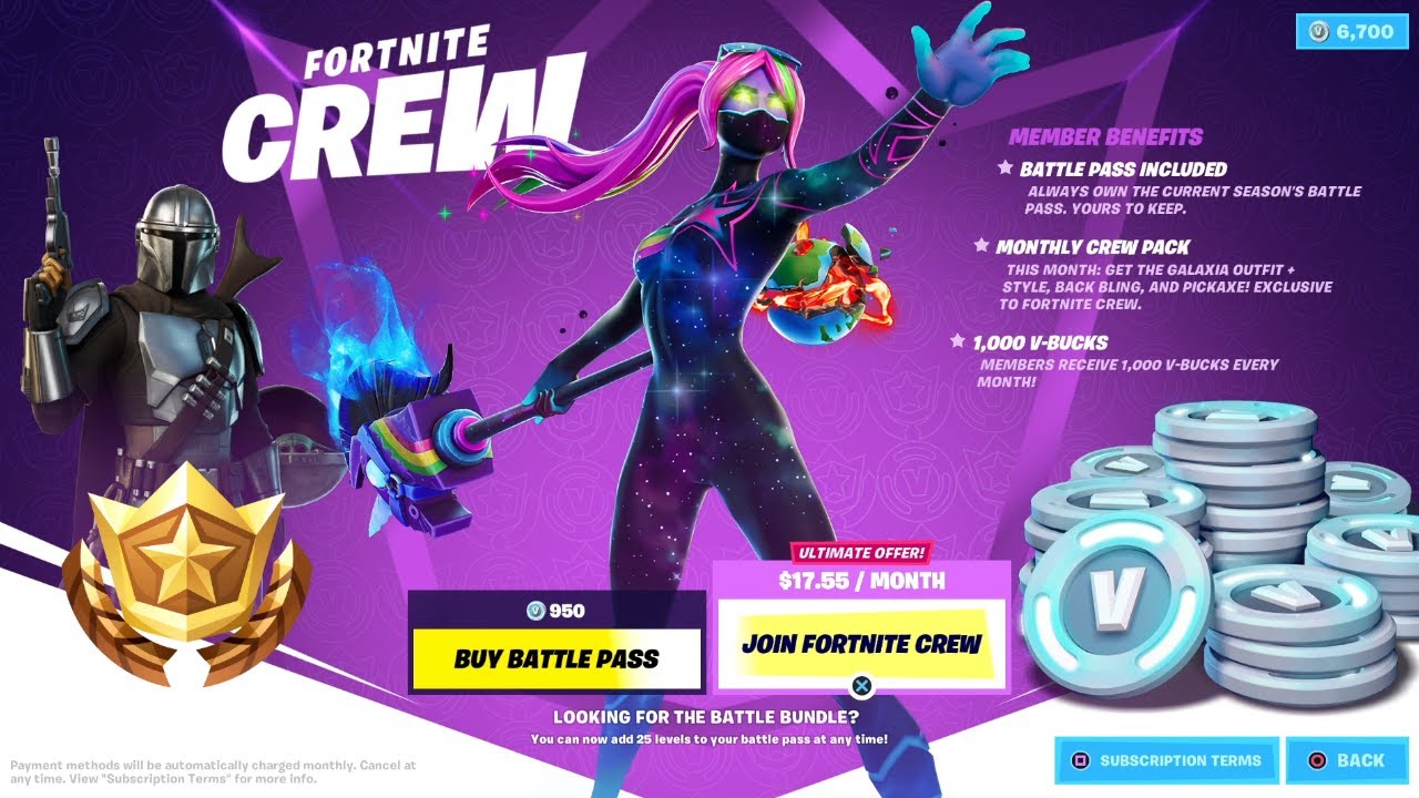 Fortnite August Crew Pack