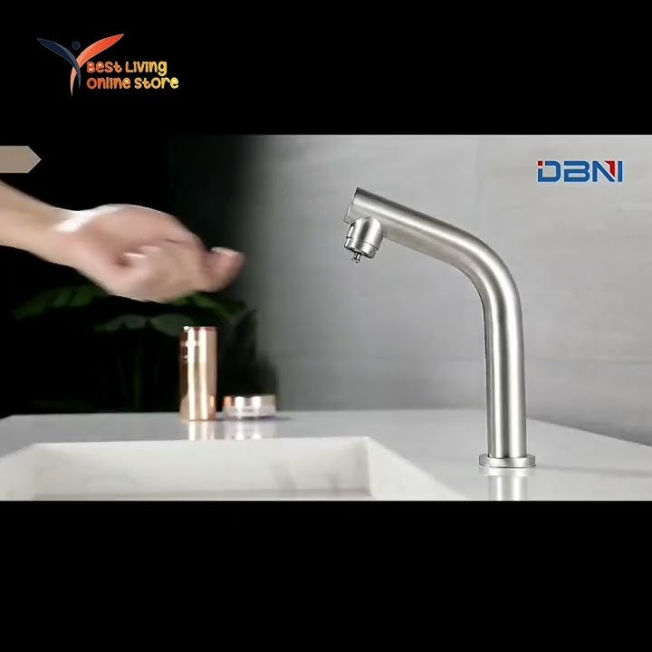 Kran Air Kran tembok Keran Air Kran Wudhu Kran Washtafel On Off Sus 304 Full Stainless Steel