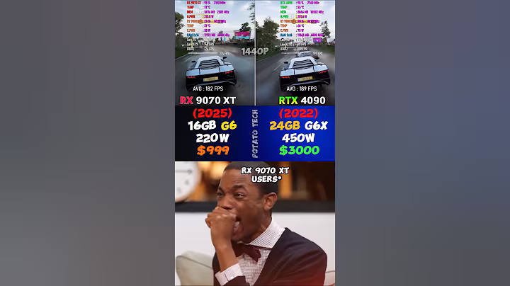 RX 9070 XT vs RTX 4090 HOW? #gaming #benchmark #rtx4090 #rx9070xt