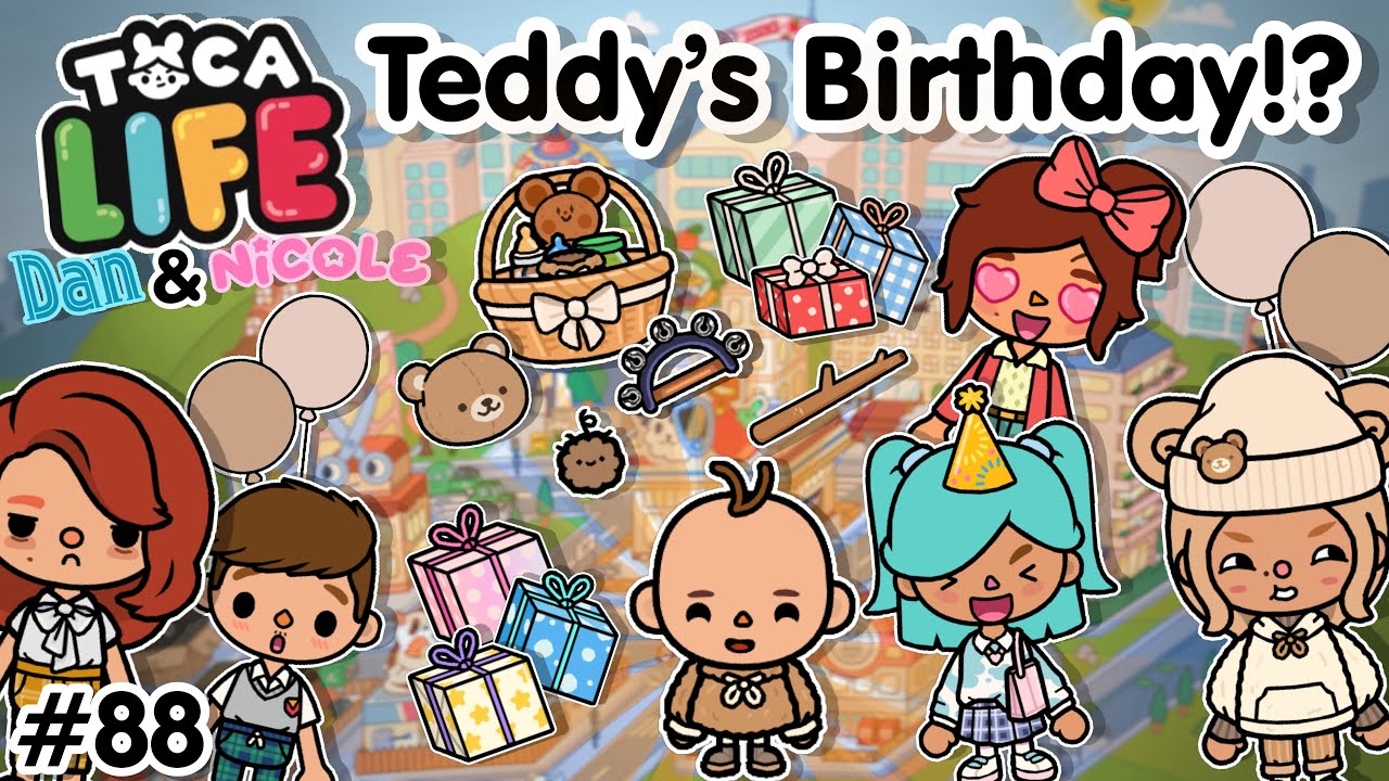 День рождения Тедди!? 🧸 №88 | Серия Дэн и Николь | Мир Тока Бока