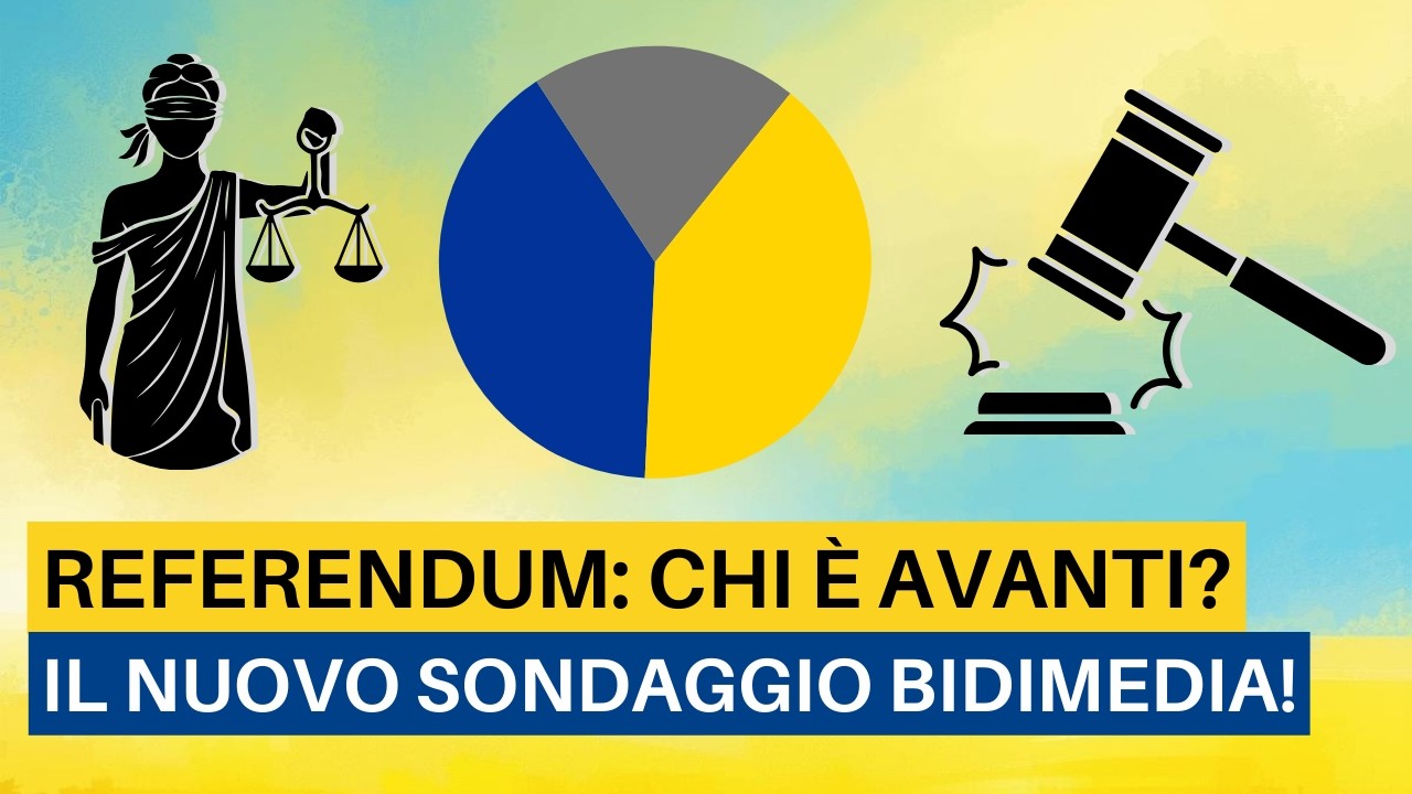 Referendum Giustizia: il nuovo sondaggio BiDiMedia!