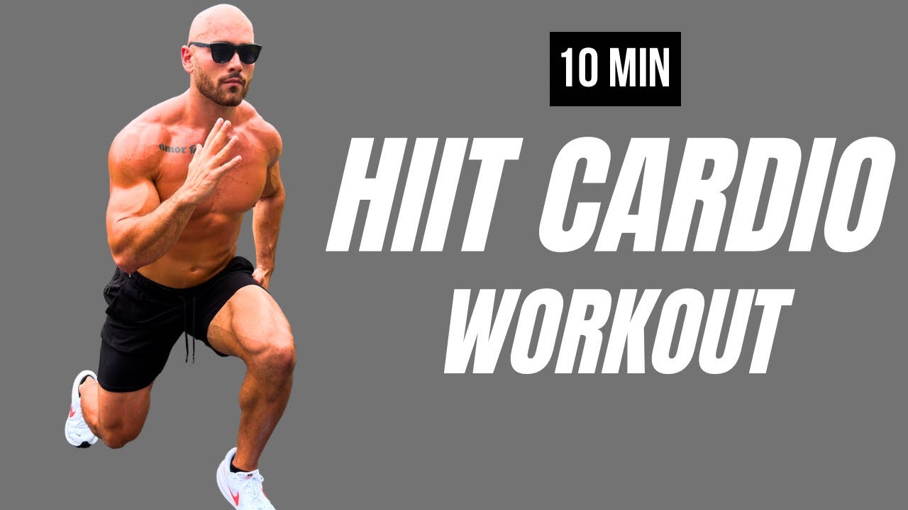 10 MIN HIIT CARDIO WORKOUT FOR FAT BURN | No Equipment Full Body ...