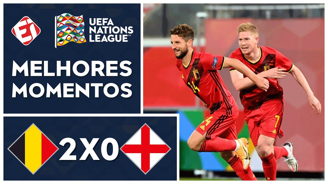 BÉLGICA 2X0 INGLATERRA – MELHORES MOMENTOS – NATIONS LEAGUE (15/11/2020)