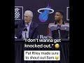 Pat Riley has jokes for Bam 😂