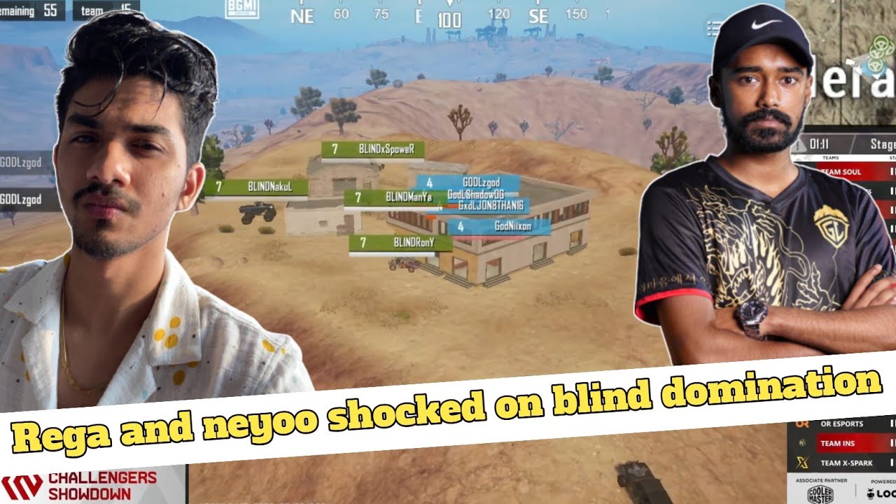 Rega🤯 and Neyoo 🥵Socking😯 Reaction On Team Blind 's  Aggression ||
