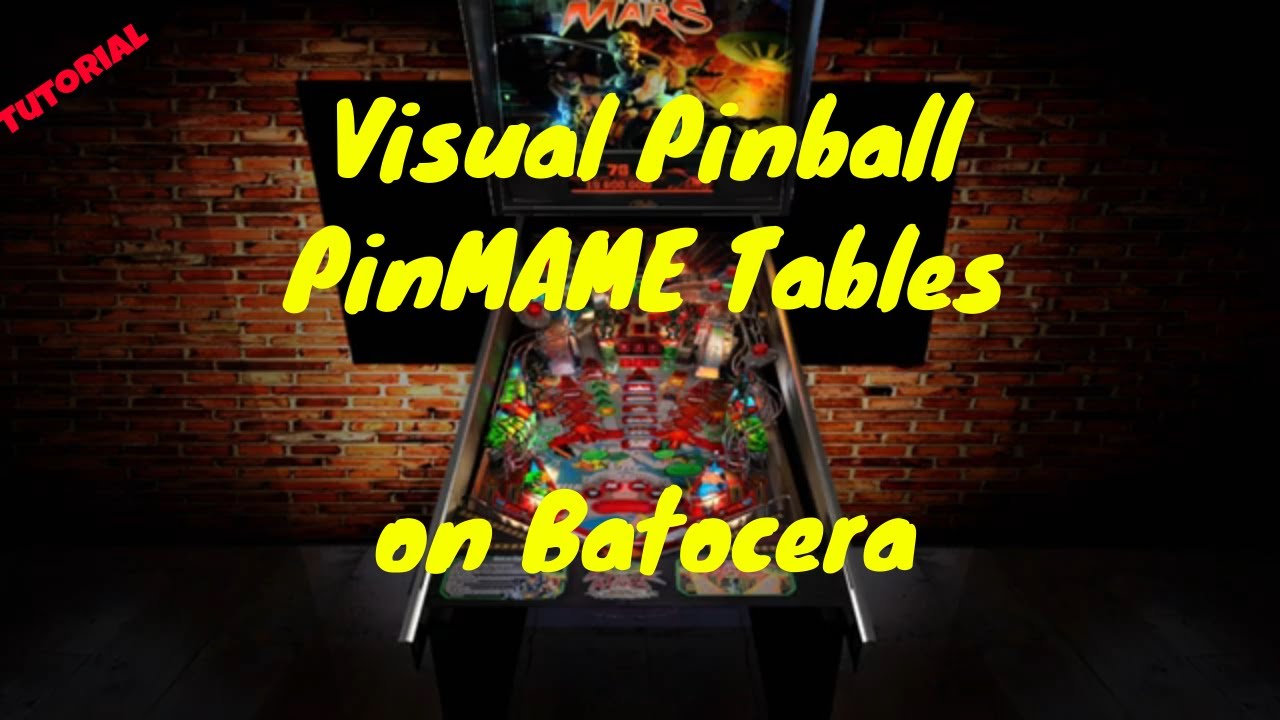 How To Get Visual Pinball PinMAME Tables Working on Batocera YouTube