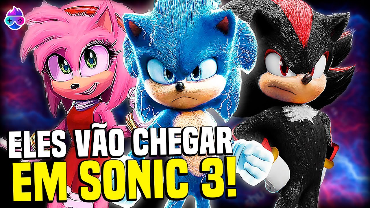 VISUAL DE PERSONAGENS PARA SONIC 3 O FILME! 