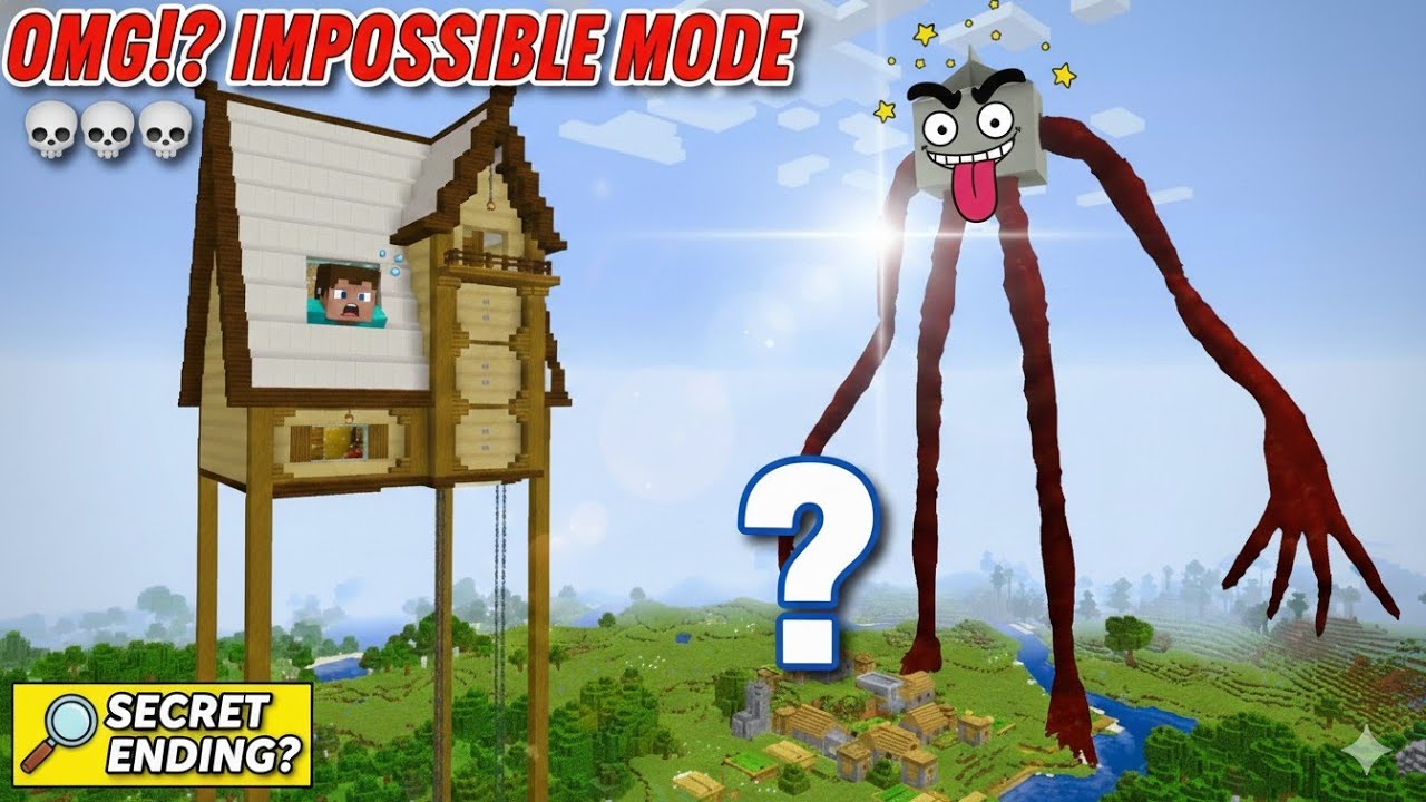 MILK WALKER IS ATTACKING MY MINECRAFT VILLAGE! 🥛👹"