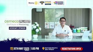 Deepesh Kothari, Co-Founder, Cemecoplast Plastering Solutions Pvt. Ltd., Associate Sponsor - BBS2025