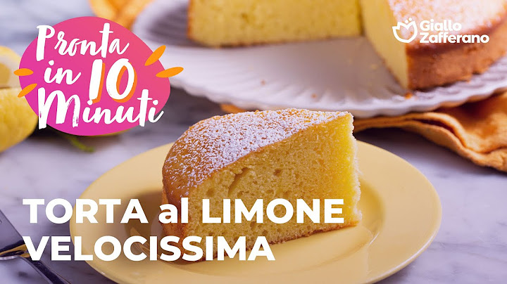 TORTA al LIMONE VELOCISSIMA: SOFFICE, GOLOSA e PRONTA in 10 MINUTI😋💛🍋