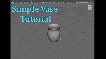 Maya Tutorial - Simple vase