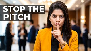 Why the Best Networkers Never Pitch #NetworkingSkills #CareerGrowth