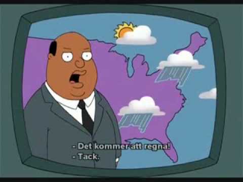 Family Guy Ollie Williams As A Weather Reporter Youtube