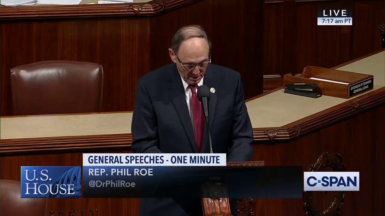 Congressman Roe commemorates American Eagle Day on the House Floor ...