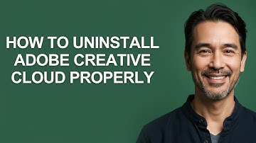 How to Uninstall Adobe Creative Cloud Properly - KevinHowTo