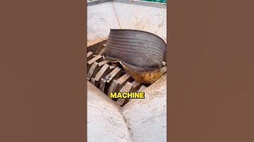 Machine That Shreds METAL Like Paper! #shortsvideo #shorts