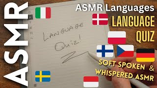 20 Question Language Quiz Writing On A Remarkable 2 Tablet Asmr Languages