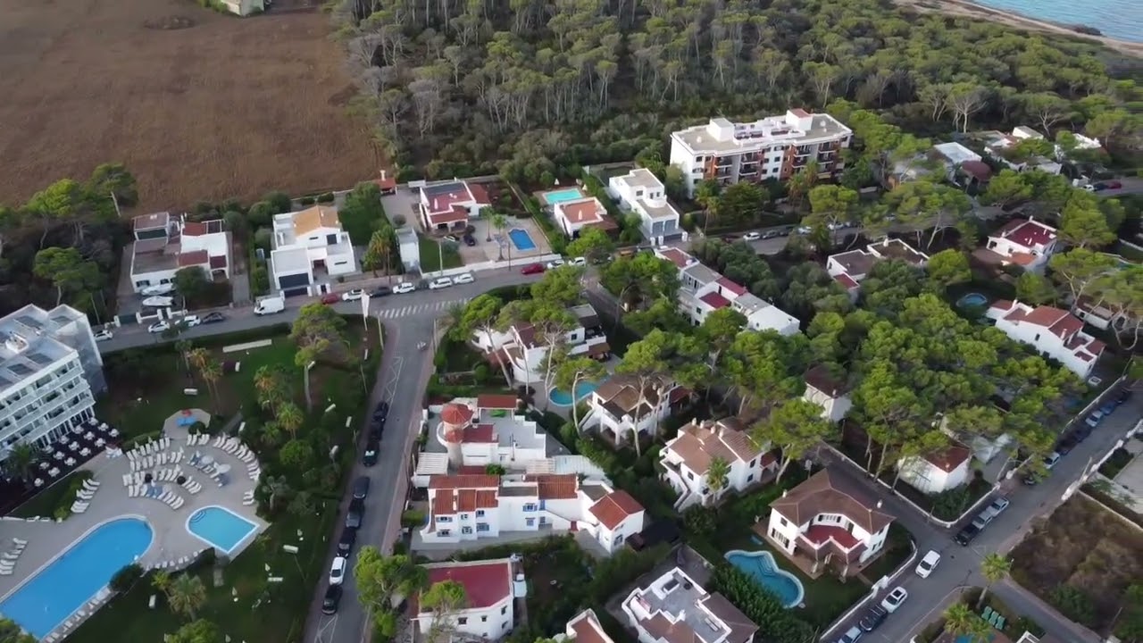 Menorca Cala Blanca by air