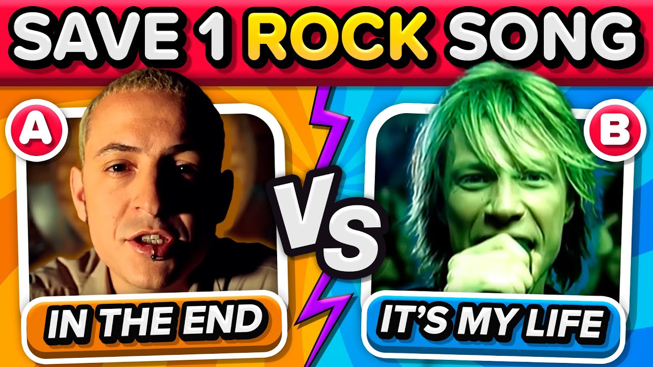 🎸 Save One Song: Rock Editon 🤘 | Music Quiz