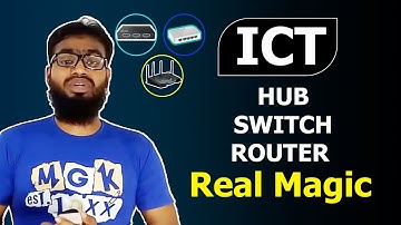 BCS ।। (ICT) Hub, Switch, Router  ও  Gateway