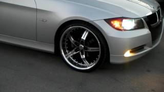877-544-8473 20 Inch Pinnacle Poison Rims BMW 3 Series Wheels Free Shipping Call us