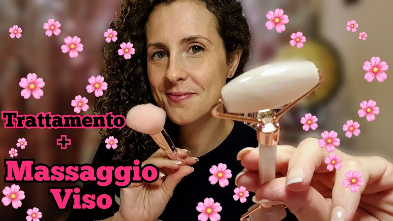 ROLEPLAY ESTETISTA| MASSAGGIO E TRATTAMENTO VISO CON ROLLER al quarzo [Asmr Ita]